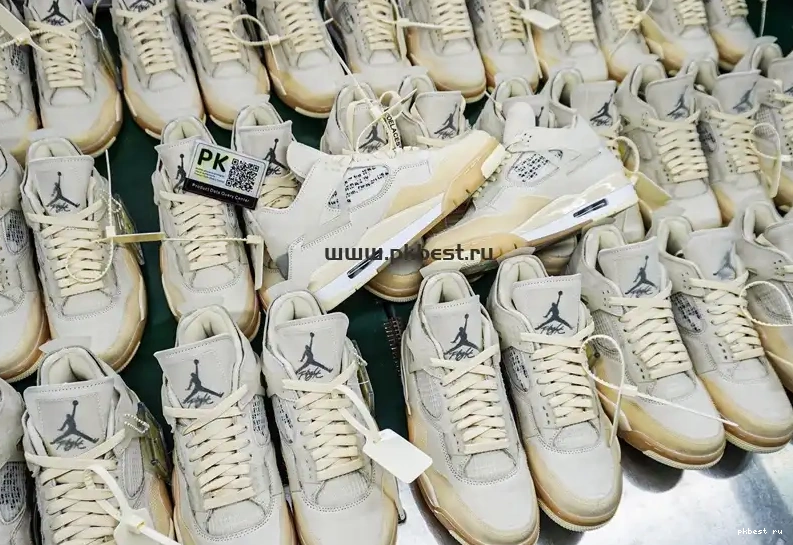 JORDAN SAIL OFF-WHITE TO READY SHIP RETRO MATERIALS RETAIL 4 0602